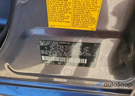 2011 Toyota Rav4 Sport из США, поврежденный, VIN JTMRK4DVXB5102779